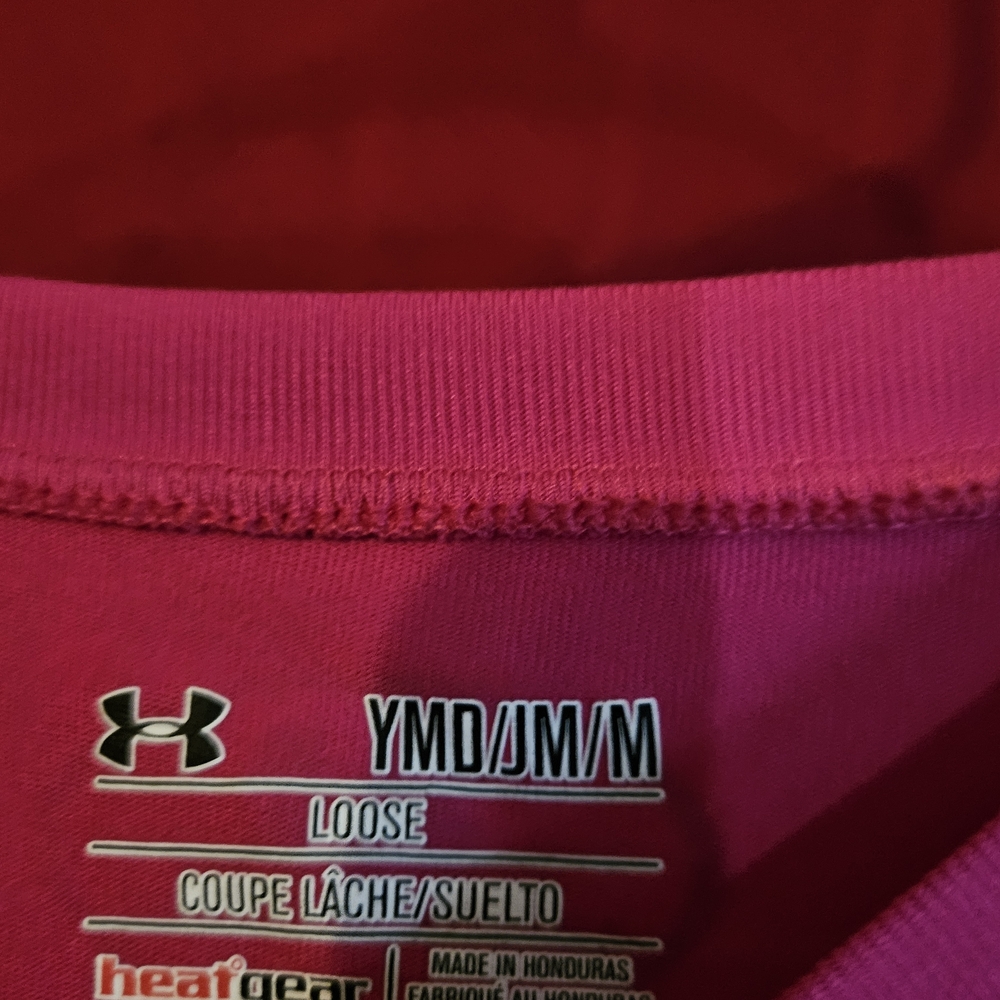 Under Armour Youth Bright Pink Tee